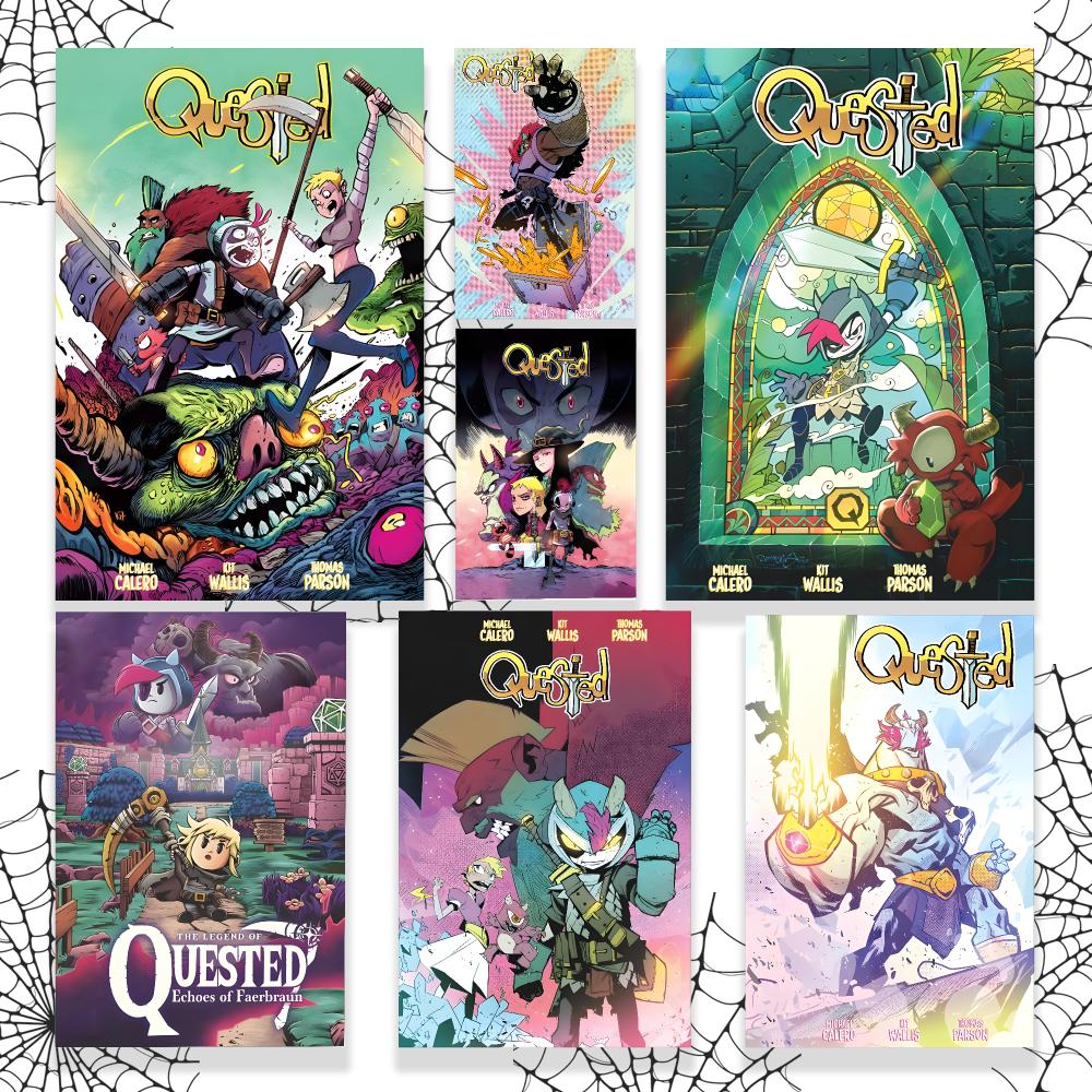 Office Quest - Poster graphique de marque Quested, affiche
