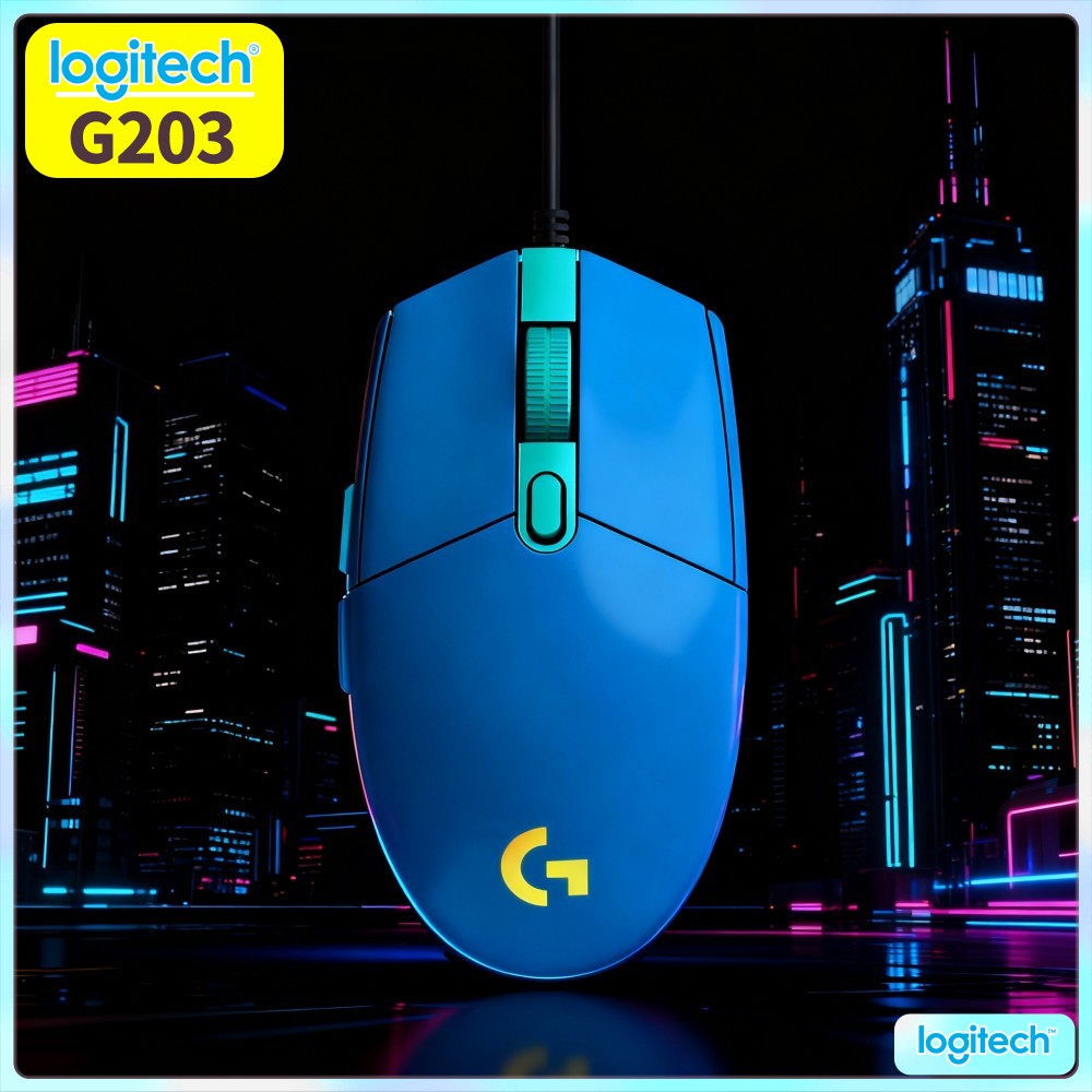 Logitech Mouse G203 - Souris de jeu filaire Logitech G203,