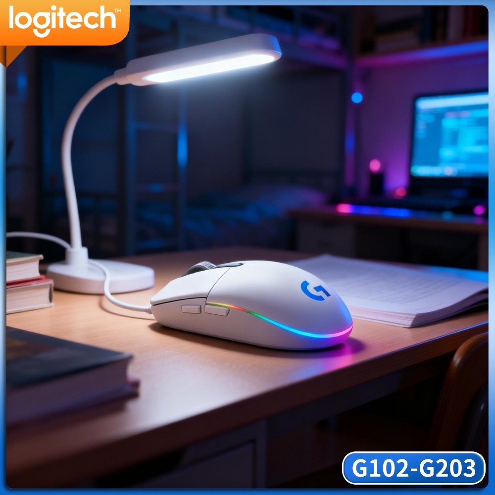 Logitech Mouse G203 - Souris de jeu filaire Logitech G102,