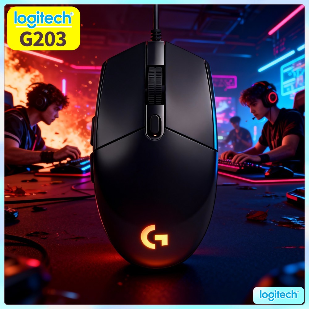 Logitech Mouse G203 - Souris de jeu filaire Logitech G203,