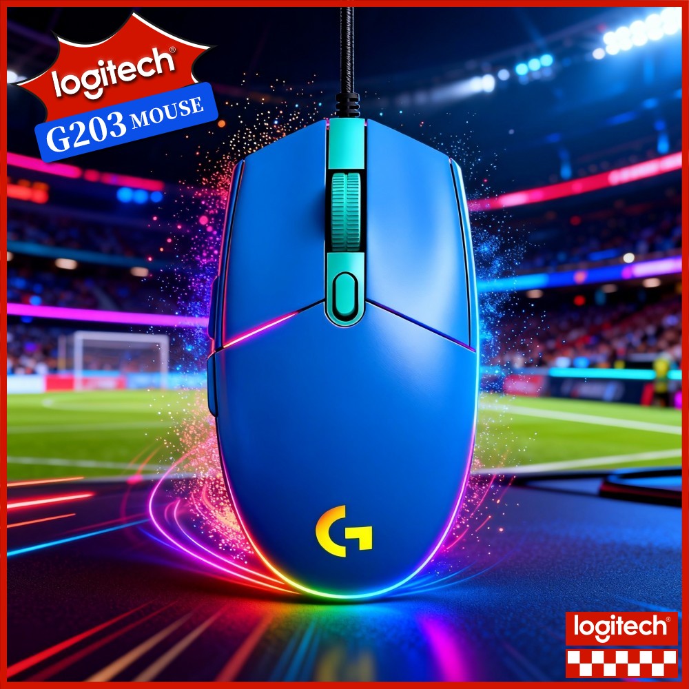 Logitech Mouse G203 - Souris de jeu filaire Logitech G203