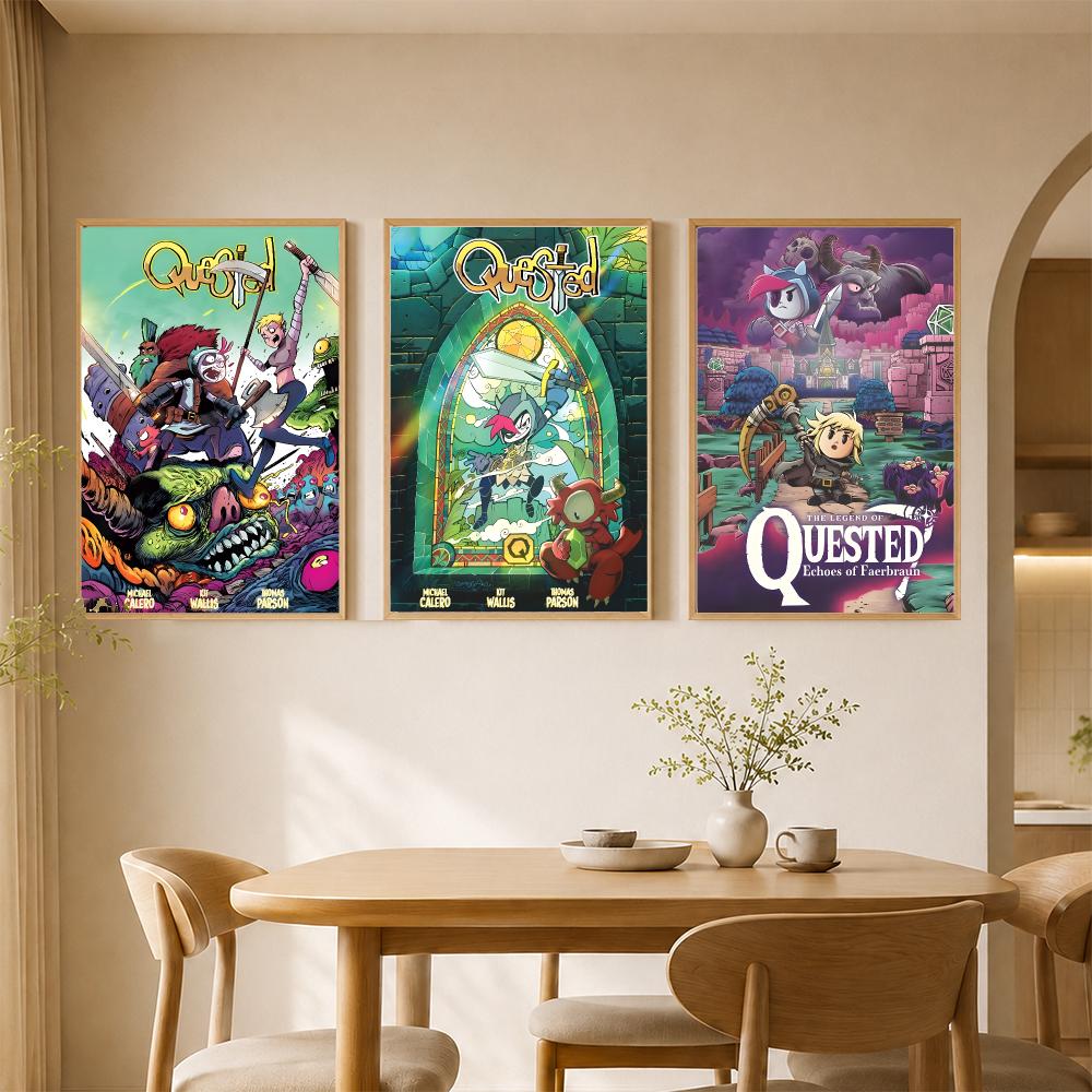 Poster graphique de marque Que - Office Quest avis et prix