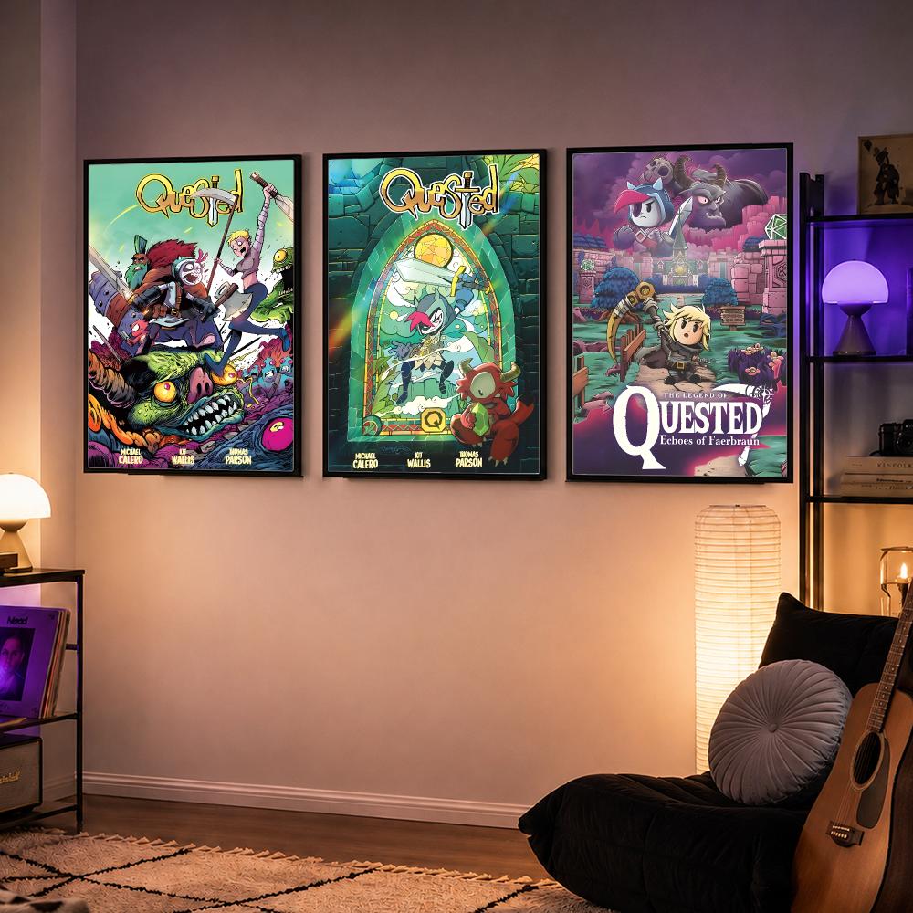Poster graphique de marque Que - Office Quest avis et prix
