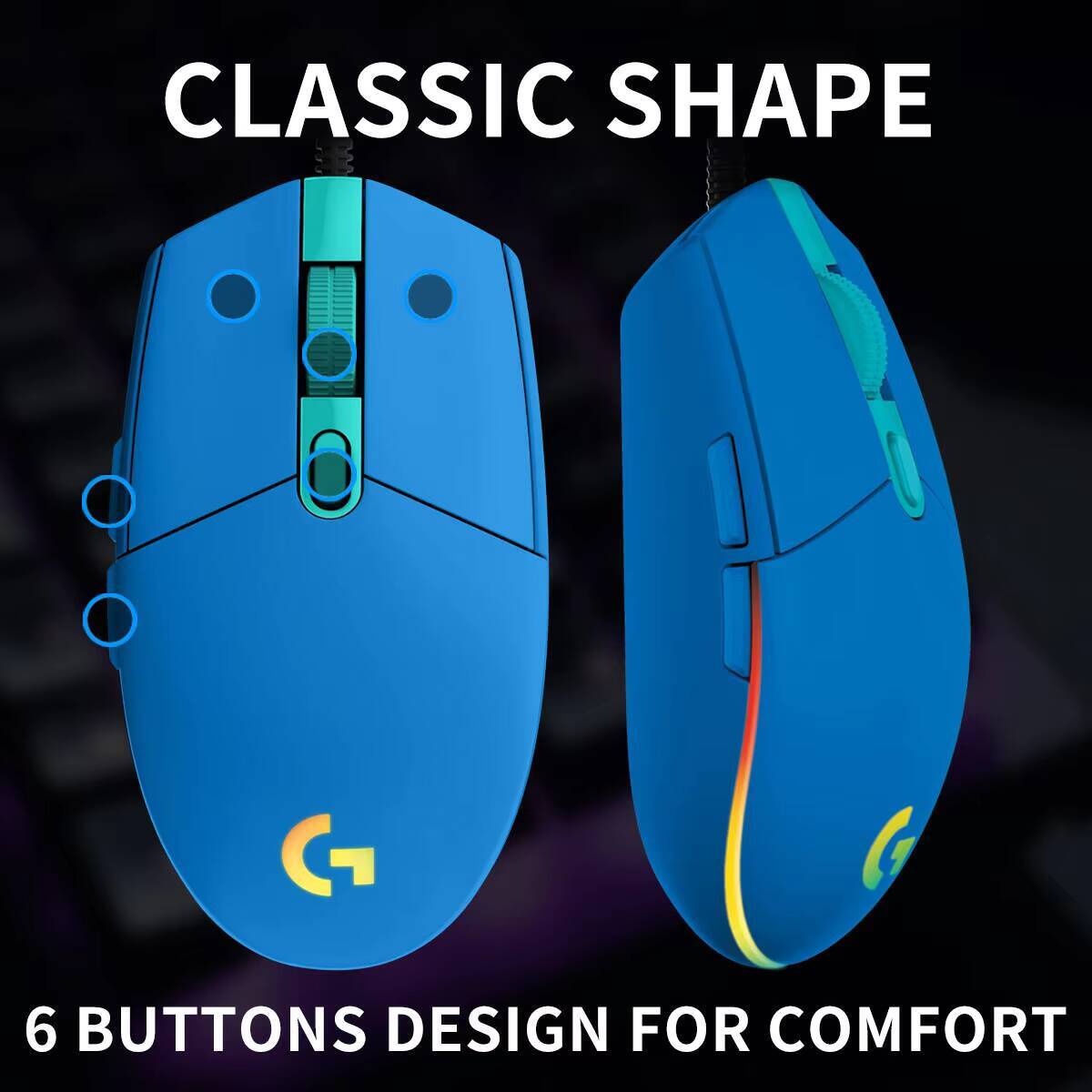 Souris de jeu Logitech G203 Pr - Logitech Mouse G203 avis et prix