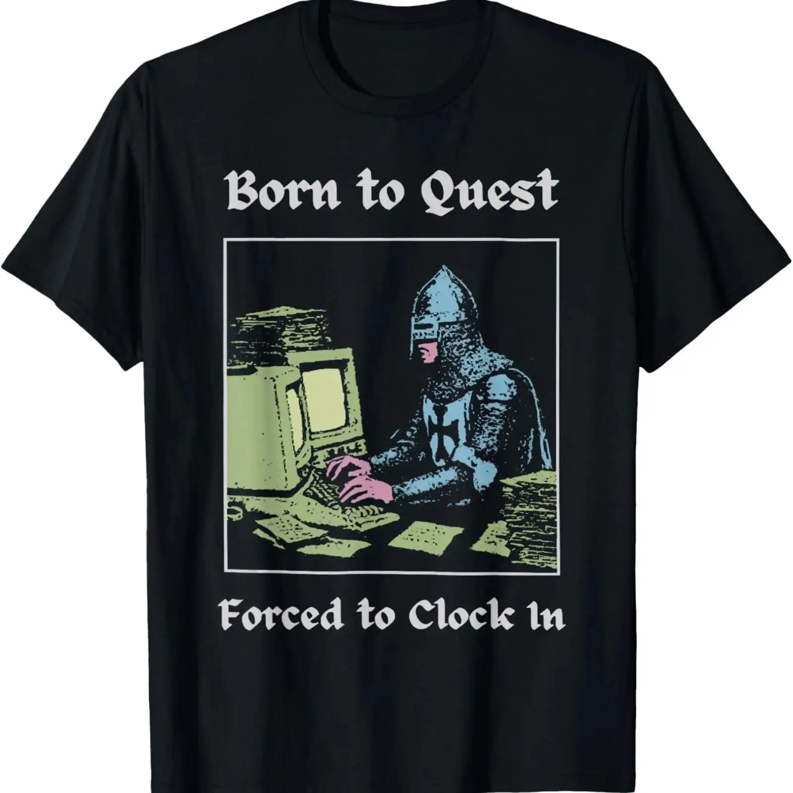 T-shirt unisexe vintage Born t - Office Quest avis et prix