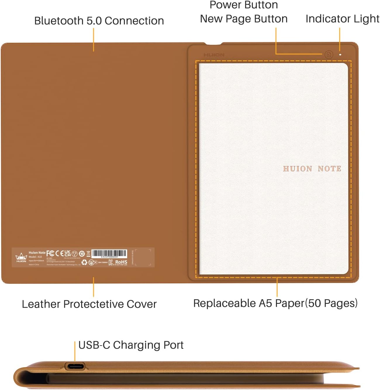 Huion note 2 en 1 cahier d'écr - Digital Signature Pad avis et prix
