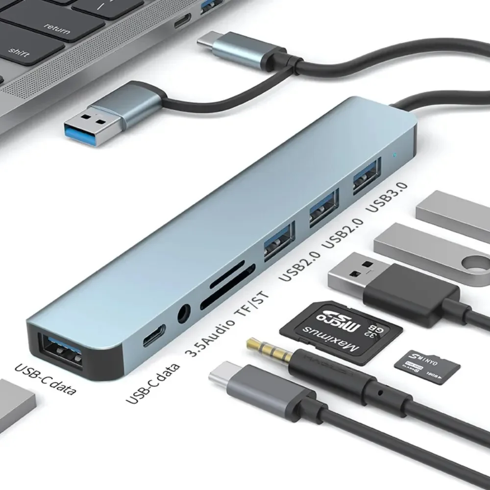 Hub USB-C 8 en 2 avec lecteur  - Office Xp avis et prix