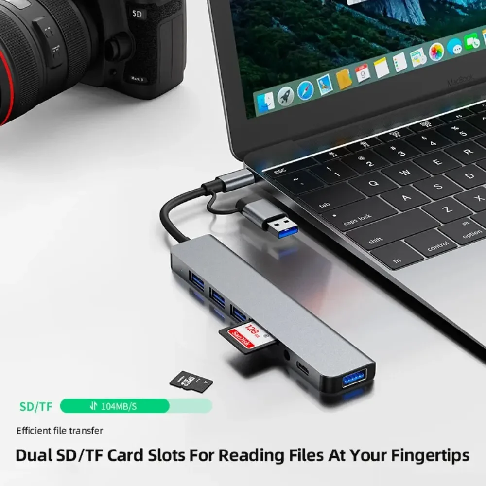 Hub USB-C 8 en 2 avec lecteur  - Office Xp avis et prix
