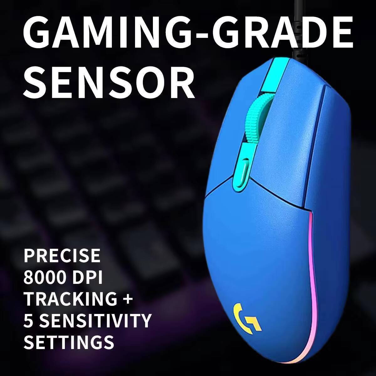 Souris de jeu Logitech G203 LI - Logitech Mouse G203 avis et prix