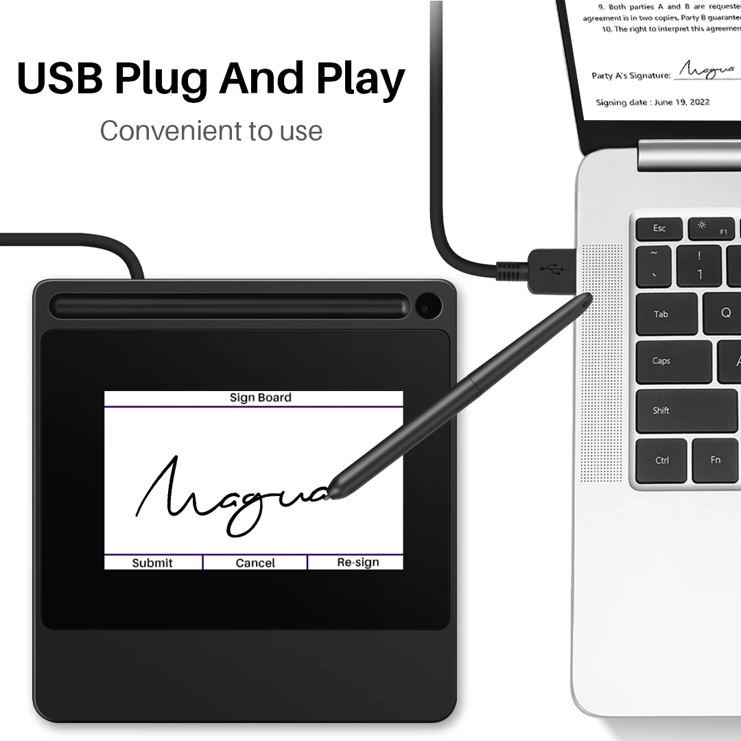 Tablette de signature électron - Digital Signature Pad avis et prix